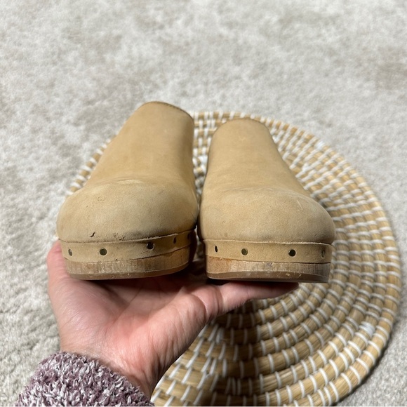 Madewell Women’s The Ayanna Clogs Mules Nubuck Leather Boho in Acorn Size 7 - Picture 10 of 16